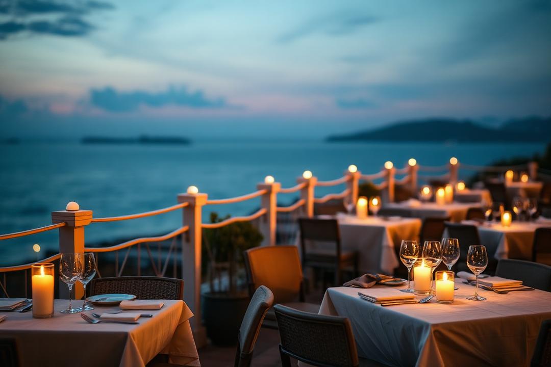 Seating as the sun drops